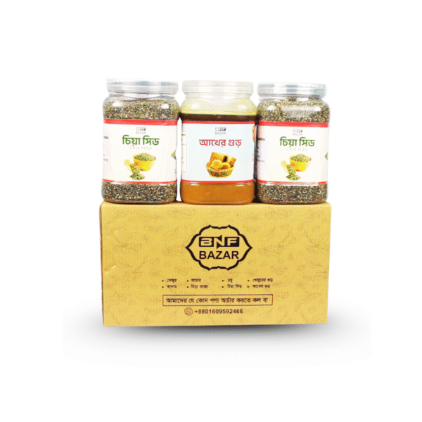 চিয়া সিড ও আখের গুর কম্ব